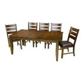 thumbnail image 1 of A-America Mason 54" - 72" Rectangular Leg Table with (1) 18" Butterfly Leaf, Mango, 1 of 7