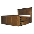 thumbnail image 1 of A-America Mission Hills Traditional Wood King Captain Bed in Harvest Brown, 1 of 6