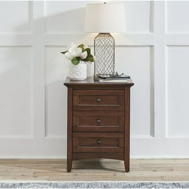 A-America Westlake 3 Drawer Nightstand-Finish:Cherry Brown