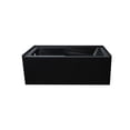 thumbnail image 1 of A And E Bath And Shower Boreal 69" Free Standing Acrylic Soaking Tub - Black, 1 of 10