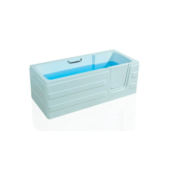 A And E Bath And Shower Tundra 66" Free Standing Acrylic Soaking Tub - White