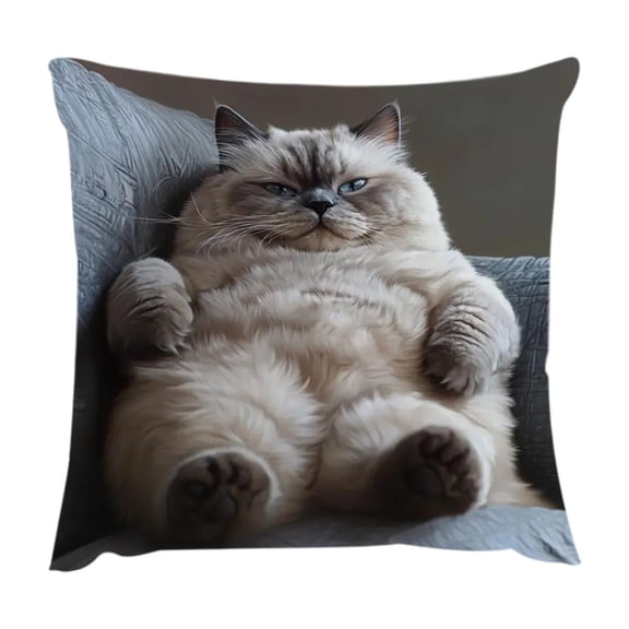 A Animal Print Pillow Case For Home Decor Square Cushion Cover With Vivid Digital Printing And Concealed Zipper Closure