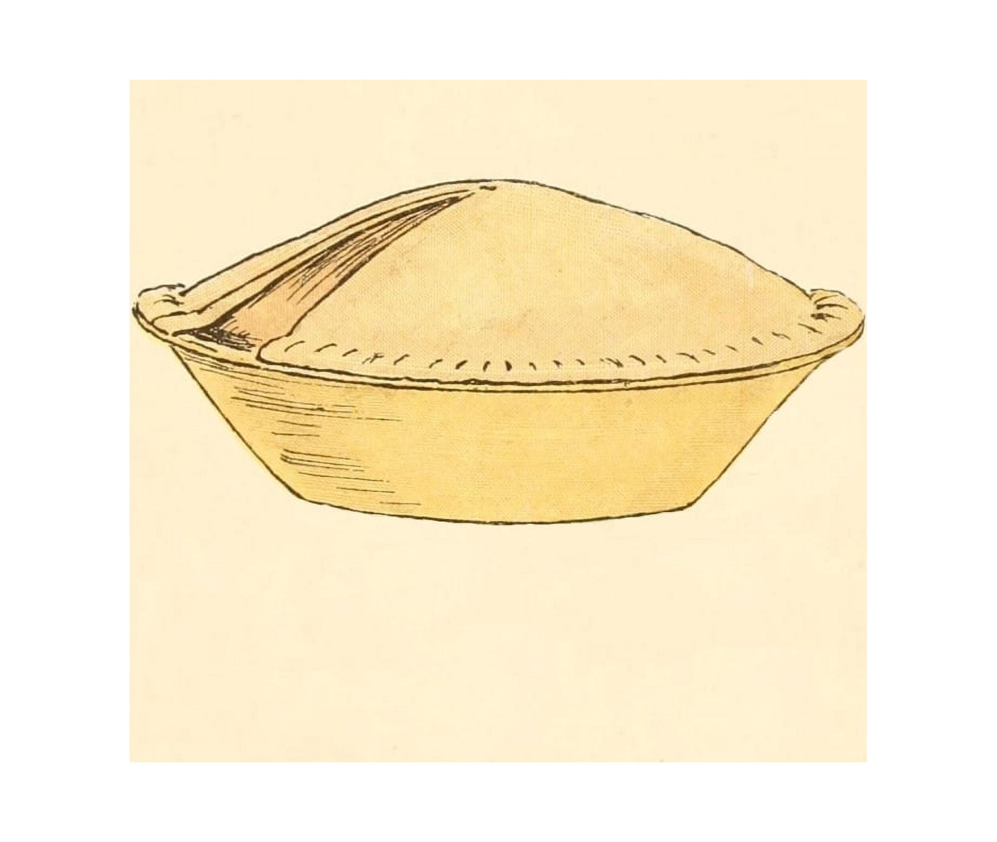 A Apple Pie 1886 Pie Canvas Art - Kate Greenaway (18 x 24)