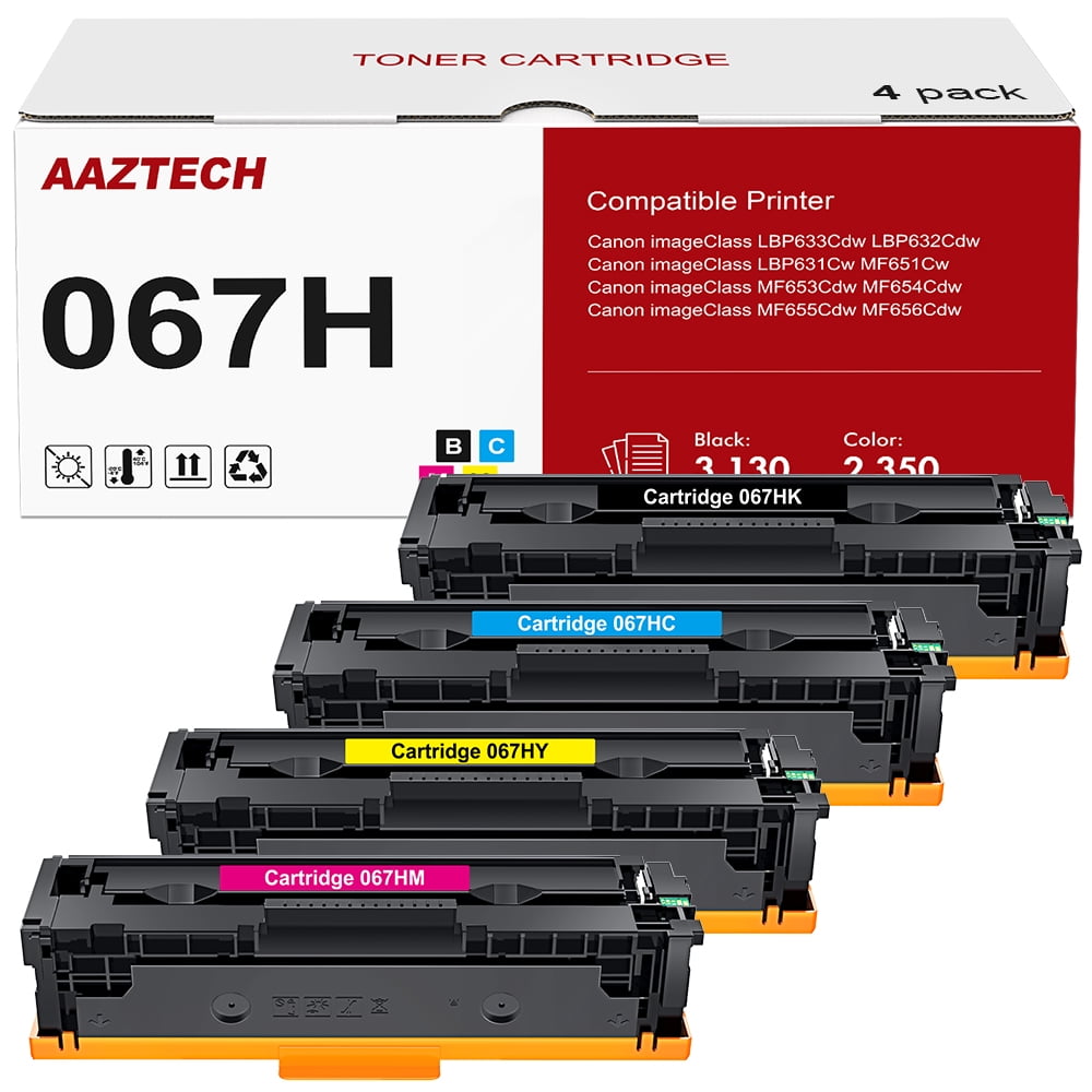 067H 067 Toner Cartridge High Yield Compatible for Canon 067H GRG-067H ...