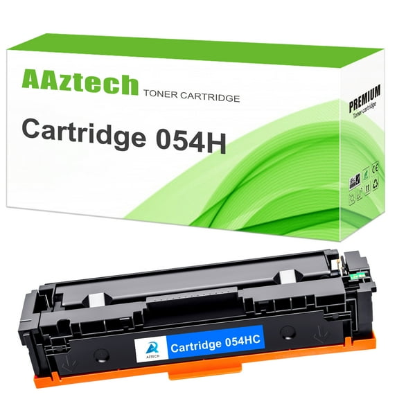 A Aztech 1-Pack Compatible Toner Cartridge for Canon 054H MF642cdw MF644cdw MF641cw LBP622cdw LBP621cw MF643cdw (Cyan)
