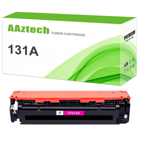 A Aztech 1-Pack Compatible Toner Cartridge for HP CF213A 131A LaserJet Pro 200 color M251nw M251n MFP M276nw M276n (Magenta)