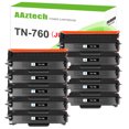 thumbnail image 1 of A Aztech 10-Pack TN760 TN730 Toner Cartridge Compatible for Brother TN-760 TN-730 TN760 TN730 use with Brother MFC-L2750DW MFC-L2750DWXL MFC-L2710DW MFC-L2690DW HL-L2325DW HL-L2395DW (Jumbo, Black), 1 of 12