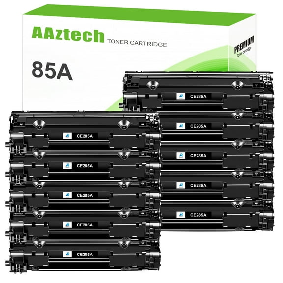 A Aztech 12-Pack Compatible 85A Toner Cartridge for HP 85A CE285A P1102W M1212NF P1006 P1109W P1100 M1132 M1130 (Black)
