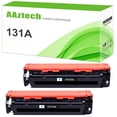 thumbnail image 1 of A Aztech 2-Pack Compatible Toner Cartridge for HP CF210A 131A LaserJet Pro 200 color M251nw M251n MFP M276nw M276n (Black), 1 of 12