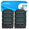 thumbnail image 1 of A Aztech Compatible Toner Cartridge Replacement for HP 87X 87A CF287X CF287A for HP Laserjet Enterprise M506 M506dn M506n Pro M501 M501dn M506 M506x M527 M527dn Printer Ink (Black, 8-Pack), 1 of 7
