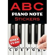 DOVER PUBLICATIONS INC A B C Piano Note Stickers