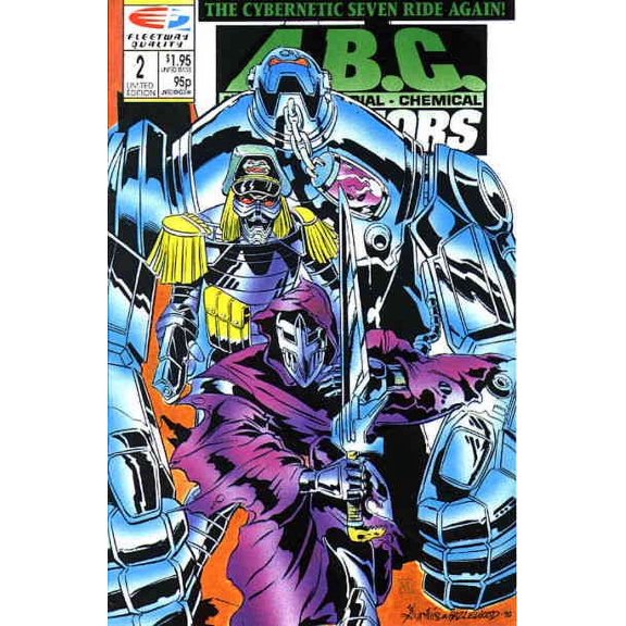 A.B.C. Warriors #2 VF ; Fleetway Quality Comic Book