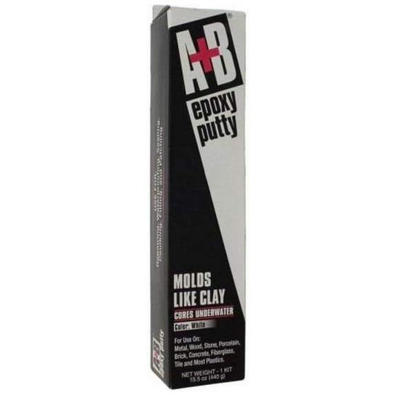 A+B Epoxy White A+B Rezolin Epoxy Kit, 14 oz. Container Size, Box Container Type, 3-(Pack)