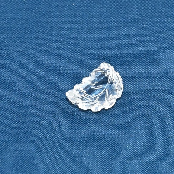 A.B. Gems Carved Fancy Shape Clear Quartz Crystal Gemstone  Faceted Loose Quartz for Jewelry Making, Healing Stone Supplies, Clear Quartz Beads