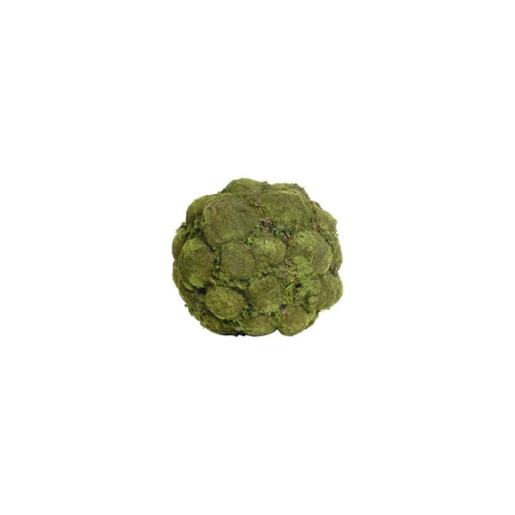 A&B Home 10" Textured Moss Ball-Color:Green,Style:Botanical