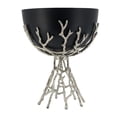 thumbnail image 1 of A&B Home 11 x 11 x 12.5" Nickel/Black Twig Bowl Large 1Ea/Ctn, 1 of 2