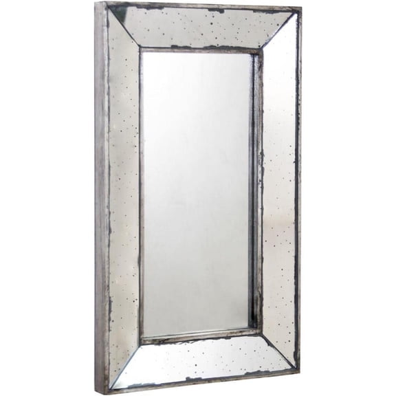 A&B Home, 12.5 by 20.5-Inch Antique-Look Frameless Wall Mirror