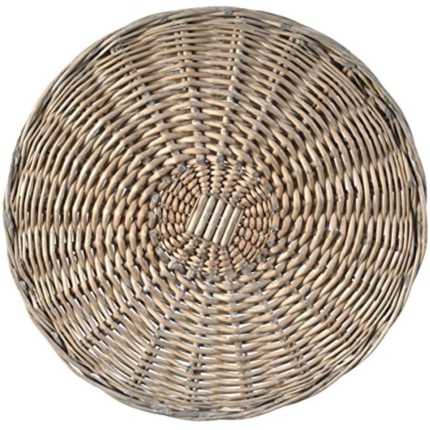 Natural Willow Weave Round Placemat 14"