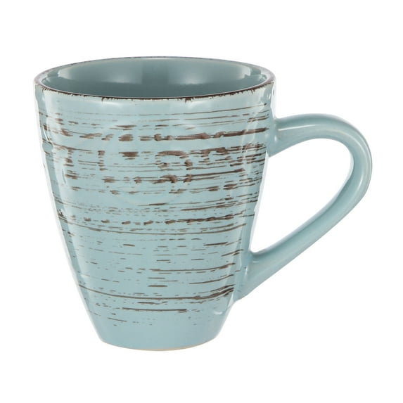 Vintage Charm: A&B Home 12 oz Rustic Flare Mug in Antiqued Turquoise