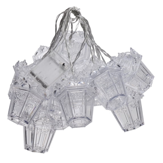 A & B Home 15-Light LED String Lights - Frosted