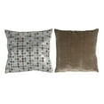 thumbnail image 1 of A&B Home 18" x 18" Pillows - Set of 2-Color:Tan,Style:Modern Chic, 1 of 2