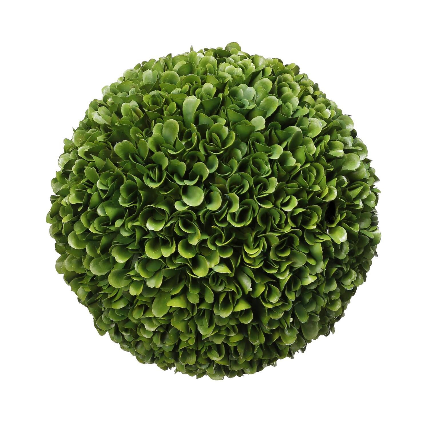 8.5" Green Plastic Boxwood Topiary Ball