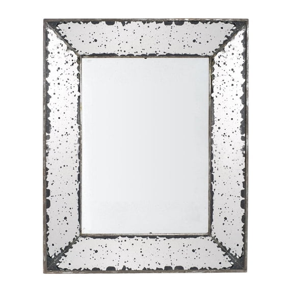 A&B Home Antique-Look Frameless Wall Mirror