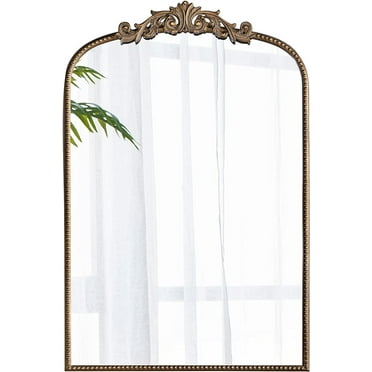 A&B Home Arched Mirror - 24" x 36" Gold Mirror for Wall Décor