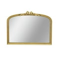 thumbnail image 1 of A&B Home Arched Gold Wall Mirror with Ribbon Accent 40.2" x 1.6" x 29.9", 1 of 9