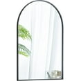 thumbnail image 1 of A&B Home Arched Wall Mount Mirror with Black Metal Frame 24" x 36", 1 of 8