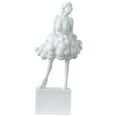 thumbnail image 1 of A&B Home Artificial White Marble Stone Lady Figurine - 9.5" x 6.5" x 20" - White, 1 of 7
