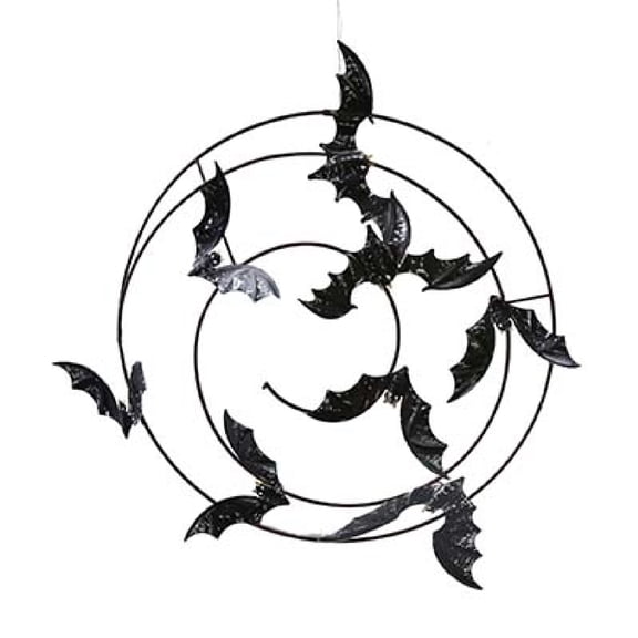 A&B Home Bat Wall Decor - 23"Dia. x 4"H - Black