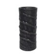 thumbnail image 1 of A&B Home Black Aluminum Pillar Candle Holder with Textured Spiral Pattern, 1 of 1
