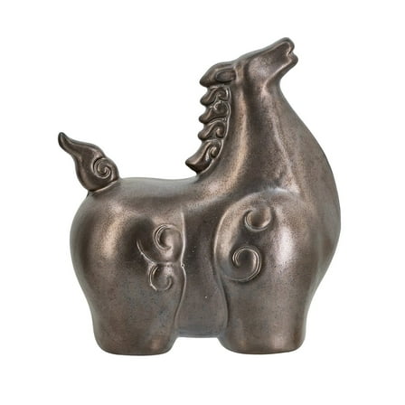 A&B Home Bronze Horse Ceramic Tabletop Statue 7.3" x 4.1" x 7.9"