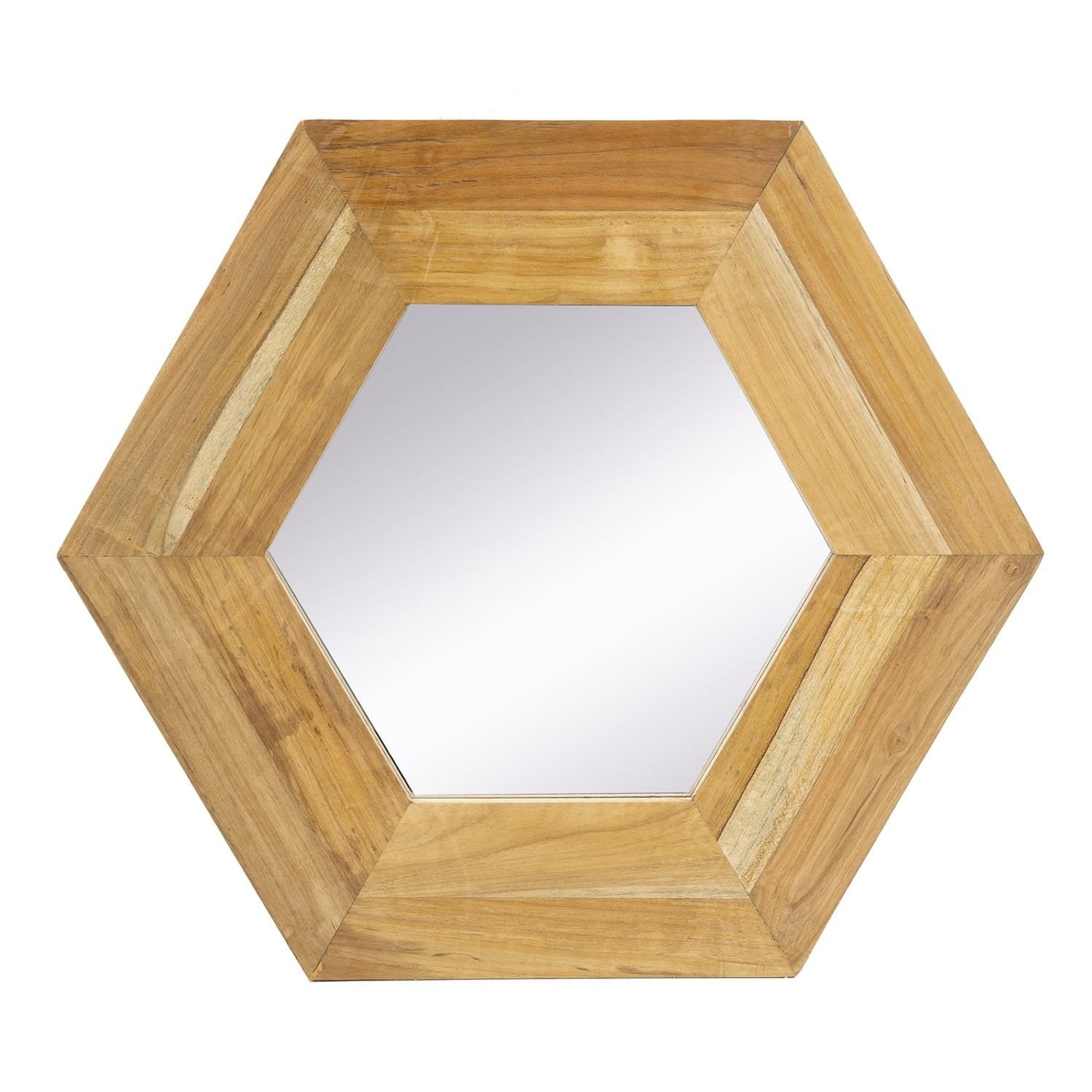 Cameron Teak Wood Rectangular Vanity Mirror