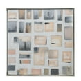 thumbnail image 1 of A&B Home Cornerstone Hand-Painted Framed Wall Art - 40"H x 40"W - Peach/Grey/Silver, 1 of 5