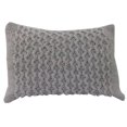 thumbnail image 1 of A&B Home Cotton Knit Throw Pillow, Tan, 14 by 20-Inch, 1 of 2