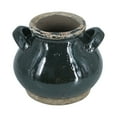 thumbnail image 1 of A&B Home Dark Green Tapering Rustic Terracotta Vase 7.9" x 7.9" x 6.7", 1 of 5