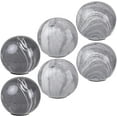 thumbnail image 1 of A&B Home Decorative Orbs for Bowls Vases Table Centerpiece Decor, 4" Grey Ceramic Sphere, Set of 6, 1 of 3