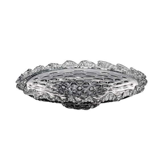 A&B Home Decorative Round Glass Plate