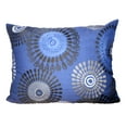 thumbnail image 1 of A&B Home 16" x 20" Blue Embroidered Pillow-Color:Blue,Style:Contemporary, 1 of 2