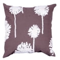 thumbnail image 1 of A&B Home Embroidered Throw Pillow, Brown, 18 by 18-Inch, 1 of 2