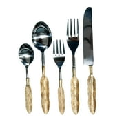 A&B Home Enchanted Cutlery in Box - Set of 5-Color:Silver,Style:Modern Chic