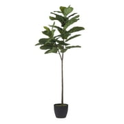 A&B Home 59 Artificial Fiddle Leaf Tree with Planter