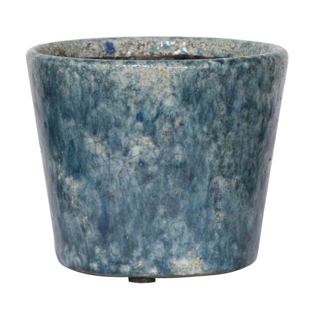 A&B Home Firth Round Planter Blue - Small