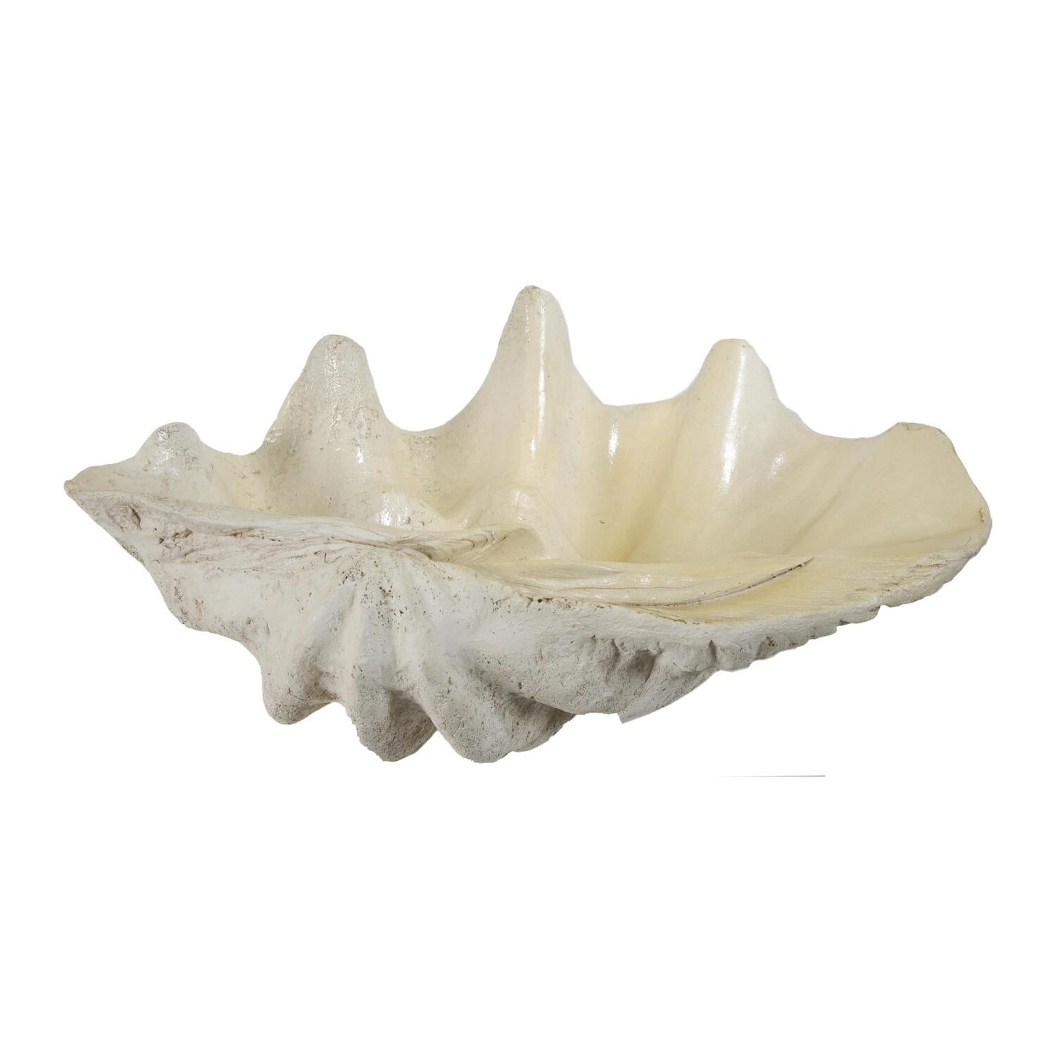 A&B Home Large Clam Shell Accent-Color:Natural,Style:Coastal