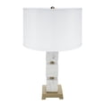 thumbnail image 1 of A&B Home Marble Cube Table Lamp with Gold Base and Body - 16"Dia. x 26.5"H - Gold/White, 1 of 6