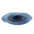 thumbnail image 1 of A&B Home Mayron Glass Plate with Swirl Design - 17.5"Dia. x 3" - Blue/White, 1 of 5