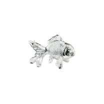 A&B Home Mr. Limpet Fish Figurine, Small-Color:Clear,Style:Modern Chic