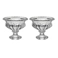 thumbnail image 1 of A&B Home Set of 2 Vintage Style Glass Pedestal Bowl 7.7" x 7.7" x 6.3", 1 of 1